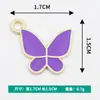 Acessórios diy joias desenho animado coreano borboleta liga de óleo colar pulseira pingente único acessórios atacado transfronteiriço