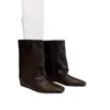 2960-1 Botines Chelsea Nuevos de Piel Genuina Moda Estilo Francés Piel Genuina Moda Botas para Mujer