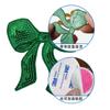 Fabricante Lentejuela Parche de Tela Parche de Tela Bordado Patrón Accesorios de Ropa Parche de Lentejuela Parche Bordado Lazo Listo para Enviar Venta al por Mayor
