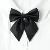 Camisa con Pajarita Borgoña para Niñas jk Accesorios de Lazo Estilo Preppy Estudiante Ropa de Marinero Ropa de Soltero Cuello Raíz de Pluma Flor