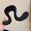 Horquilla de media cola de caballo alta sencilla y de alta gama para mujer, pinza fija con agarre, 2024, nueva pinza de tiburón para la cabeza.