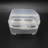 Caja de huevos de 4 unidades caja de almacenamiento de huevos de belleza caja de huevos de 8 unidades caja conservadora de frescura caja de polvos caja de tarjetas explosiones directas de fábrica