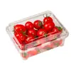 Caixa de Embalagem Descartável para Frutas Caixa Plástica Transparente Caixa de Embalagem para Morango 0,5kg Retangular com Tampa 500g