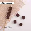 Cadena de Caramelos Cuadrados de Colores para Teléfono Móvil, Joyería, Pulsera, Hecho a Mano, Cuentas DIY, Bolsa de Cuentas Sueltas, Collar Colgante, Accesorios de Joyería para el Cabello