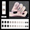 Manicura Uñas Postizas Dulce Cool Estilo Oscuro Douyin Celebridad de Internet Calcomanías para Uñas Uñas Postizas de Alta Gama Venta al por Mayor