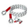 Corda de Reboque para Carro, Corda de Reboque Espessa para Veículo Off-Road, Corda de Tonelada, Corda de Reboque para Caminhão, Corda de Resgate de Veículo, Nylon