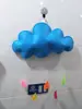 Tienda Infantil de Tela No Tejida Decoración del Hogar Colgante de Nube y Gota de Lluvia Decoración de Jardín de Infancia Diseño de Escenario Accesorios de Fotografía