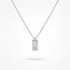 Collar de Acero Inoxidable Transfronterizo Nuevo Estilo Sin Decoloración, Collar con Colgante Geométrico de Estrella Hueca Murciélago de Moda Venta al por Mayor