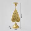 [Selección Estricta] Decoraciones de Mesa Románticas Estilo Lujo Ligero, Accesorios para Cena Romántica a la Luz de Velas Retro, Adornos de Candelabros Decorativos Simples