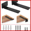 Soporte Triangular de Pared de Hierro Forjado Estante de Almacenamiento de Pared Partición para Colgar en la Pared Estante de Soporte Pesado Soporte de Estante