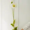 Flor de amapola de gran tamaño simulación arreglo de boda flor de amapola grande simulación flor artificial de suelo accesorios para fotos ramo