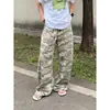 Pantalones Casuales Holgados de Pierna Ancha para Hombre, Ligeros, de Lujo, Estilo Retro Americano Callejero, Frescos, de Verano