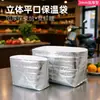 Bolsa de Aislamiento Térmico Tridimensional Papel de Aluminio Gran Capacidad Pastel Fruta Entrega Helado Bolsa de Refrigeración para Exteriores Bolsa Aislada