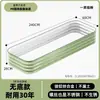 Caja para Cultivar Verduras Caja Metálica para Cultivo Aleación de Aluminio Maceta para Flores 1.0m Huerto Balcón Patio Tejado Maceta Exterior para Flores