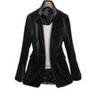 Em Estoque Moda Primavera Novo Estiloso Blazer de Veludo Slim-Fit de Manga Longa para Mulheres
