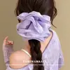 Lazo para el pelo de dopamina de principios de primavera para intestino grueso de mujer, nuevo estilo 2026, accesorio de pelo de alta gama, cuerda para atar el pelo, goma elástica extragrande, adorno para el pelo