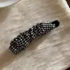 Presilha de garra para rabo de cavalo alto estilo coreano para mulheres, presilha de cabelo de laço elegante e requintada, acessório de cabelo tipo banana versátil