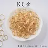 Anillo Cerrado Dorado Círculo Metálico Hecho a Mano Accesorios para Joyería DIY Accesorios Plateados Conector de Anillo Abierto Metal