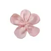 Accesorios para el Cabello, Broches, Accesorios para Ropa Hechos a Mano DIY de Flor de Cinco Pétalos en Tela de Satén Dulce y Atmosférica Estilo Coreano