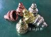 Una variedad de accesorios de juguete para manualidades con cabeza colgante de plata y oro galvanizado, material de bricolaje con cuerda para colgar la cabeza de 1 a 3 cm