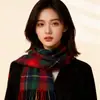 Bufanda Nueva de Imitación Cachemir con Borlas para Hombre, Color Sólido, Engrosada y Alargada para Invierno, Calentador de Cuello Gris, Chal para Mujer, Venta al por Mayor
