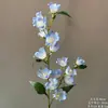 Flores Artificiais Azuis para Casamento Flores Falsas de Teto Decoração de Casamento Parede de Flores Arranjo de Flores de Chão para Casamento Materiais para Arranjo de Flores de Seda