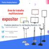 Suporte de exposição de mesa de marca de preço de supermercado, prateleira POP, outdoor A4, suporte de empilhamento de marca promocional, placa de logotipo de elevação