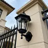 Nova Iluminação Decorativa Solar Externa Lâmpada de Parede Villa Jardim Quiosque Corredor Corredor Lâmpada de Parede Externa Pátio