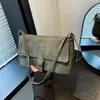 Bolsa de Nicho Estilo Coreano Transfronteriza para Mujer Invierno 2025 Estilo Retro Bolso de Hombro Casual Bolso Pequeño Cuadrado Casual Bolso Cruzado