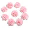 Flores de peonía artificiales con pétalos esponjosos, flores artificiales para decoración de pasillo de boda, accesorios decorativos hechos a mano, flores para decoración del hogar