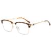 2021 Nueva caja retro europea y americana, gafas de moda anti-luz azul, gafas de negocios simples, montura de gafas lisa para hombres