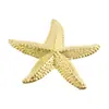 Aço Inoxidável 304 Estilo Praia Oceano Pingente Estrela-do-Mar Acessórios Colar de Verão da Moda Banhado a Ouro 18K Joia de Colar