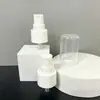 Cabezal de bomba de spray tipo prensa cosmético repelente de mosquitos de 24 dientes, cabezal de spray de cobertura total de PP, cabezal de spray fijador de maquillaje, gran volumen de pulverización