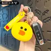 Bolsa de Monedas con Llavero Colgante de Animales de Dibujos Animados Creativos de Silicona para Niños, Bolsa Pequeña para Auriculares Bluetooth, Regalo Pequeño al por Mayor