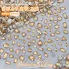 Flats Champagne Fondo Invertido Circonita Manicura Diamante Mini Flats Fondo Diamante Forma Especial Destello Usable Manicura Diamante Joyería Al Por Mayor
