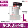 Alavanca Pneumática Pequena Ack com Rotação de 90/180 Graus e Fixação, Cilindro de Pressão para Baixo Src25/32/40/50/63