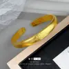 Shagin Método Antigo Pulseira Aberta de Lótus Fosco Novo Estilo Étnico Chinês Ajustável Boa Sorte Coração de Lótus Pulseira de Sutra