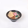 Tigela de ramen estilo japonês simulação de PVC Ishakaya pássaro queimando simulação de ornamentos de comida acessórios para casa de brincar de cozinha DIY