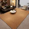 Tapete para sala de estar, imitação de linho de sisal, formato especial, para quarto, uso doméstico, tatami, cobertura total, tapete de chão liso, fácil de limpar, atacado do fabricante