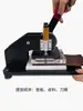 Máquina Pequeña Manual de Corte por Troquel con Brazo Oscilante, Máquina de Corte Manual para DIY de Cuero y Silicona Hecha a Mano, Máquina de Prensa Manual con Molde de Cuchillo, Máquina Punzonadora