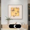 Pintura Decorativa Antigua para Sala de Estar Mural Abstracto Cuadrado Retro Pintura Colgante para Pared de Fondo de Sofá Lujo Ligero Avanzado Pintura de Pared
