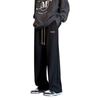 Pantalones Dipper para Hombre Otoño e Invierno Pierna Ancha Sueltos Deportivos Niños Waffles talla grande Pantalones Rectos Casuales