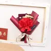 Mini buquê de sabonete Flor Eterna cosméticos Girassol caixa de presente decoração combinando atividade artesanal presente de mão