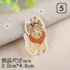 Exquisitas lindas de tamaño pequeño bordado de animales pegatinas de tela caliente moda para ropa de niños pegatinas de parche sello de bordado parche para agujeros pegatinas decorativas