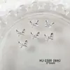 Nuevo Versátil Francés Mariposa Arte de Uñas Accesorios de Pedrería Estilo Coreano Color Sólido Alta Calidad Mariposa Pedrería Material para Uñas Venta al por Mayor