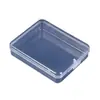 Caixa Plástica Transparente Caixa de Armazenamento de Joias Caixa Doce para Palitos Mini Retangular Retro Boca de Cavalo Pequena Caixa de Ferro