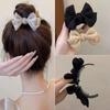 Pinza para el cabello de lazo de malla de perlas, coleta alta fija, agarre para el cabello, accesorios para el cabello, nuevo elegante pasador para moño, tocado
