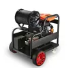 Máquina de Limpeza de Tubos de Alta Pressão Gato Preto 220V Diesel Gasolina Elétrica Profissional Máquina de Limpeza de Esgotos Limpeza Industrial