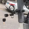2025 Novo Gancho para Veículo Elétrico Fivela de Trava de Capacete Bateria Assistida por Potência Motocicleta Bicicleta Bicicleta Gancho Sem Furo