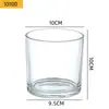 Botella de Vela de Aromaterapia Taza Vacía Frasco para Velas DIY Portavelas para el Hogar Decoración de Interiores Taza de Fragancia Botella de Vidrio Decoración del Hogar